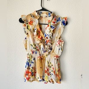 Twentyone by Forever 21 Floral Blouse Top